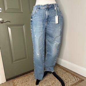 Good American Light Blue Boyfriend Jeans